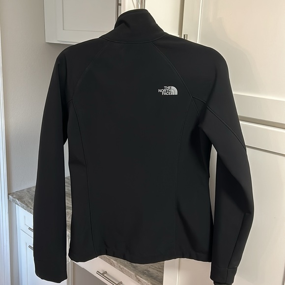 North Face zip up jacket, black, SZ S, like new. - Picture 2 of 3